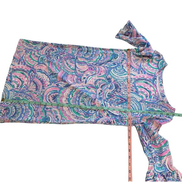 Kids Lilly Pulitzer Mini Sophie Ruffle Multi Happy As A Clam Dress sz XL (12-14) - Picture 9 of 9